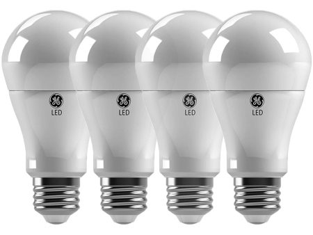 4Pk - GE 10w 120v A19 LED Dimmable E26 Base 2700K Soft White Bulb - 60w Equiv. Discount