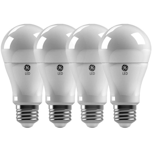 4Pk - GE 10w 120v A19 LED Dimmable E26 Base 2700K Soft White Bulb - 60w Equiv. Discount