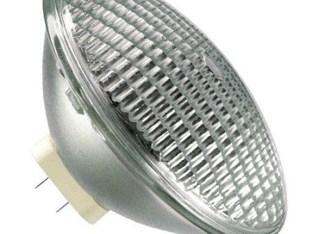 GE 25520 CP88 500W 240V PAR64 Quartzline Medium Flood Stage Studio Bulb For Sale