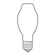 GE 100w 120v Edison BT14.5 Soft White Halogen bulb Fashion