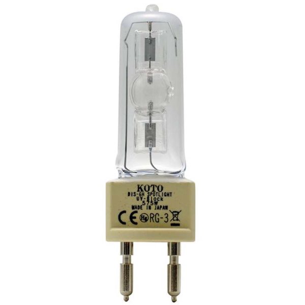 KOTO DIS-6H-UV-B-SPOTLIGHT - 575W 95V G22 Base 6000K Metal Halide Light Bulb Online now