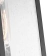 Homestead Small Wall Lantern Matte Black with Clear Seeded Glass Hot on Sale