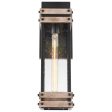 Homestead Large Wall Lantern Matte Black with Clear Seeded Glass Discount