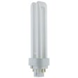 10Pk - SUNLITE 18w 6500K Daylight G24q-2 PLD 4-Pin Double U-Shaped Tube Lamp Online now