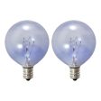 2Pk - Philips 60w G16.5 Globe E12 Candelabra Base Natural Daylight Bulb For Discount