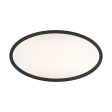 Nuvo Glamour LED 32-in Flush Mount Fixture Black Oval Shape CCT Selectable Online now