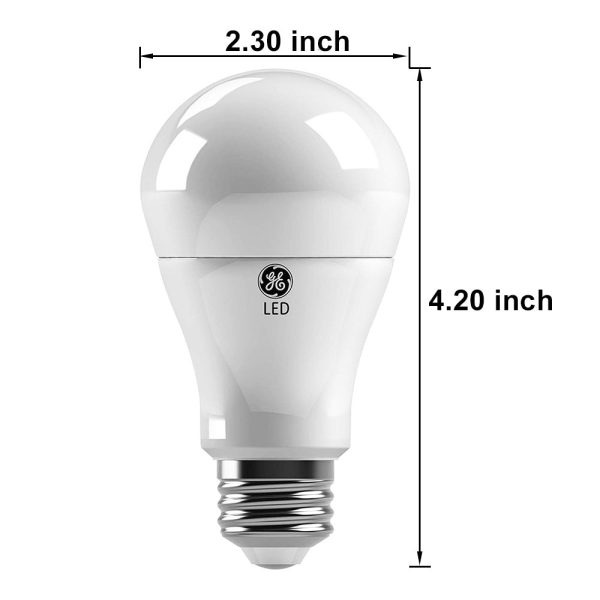 4Pk - GE 10w 120v A19 LED Dimmable E26 Base 2700K Soft White Bulb - 60w Equiv. Discount