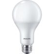 Philips 12.2w LED A21 Dimmable 3000K Bright White Bulb - 75w Equiv. For Sale