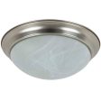 Sunlite 17w 120v 12-in Brushed Nickel 3000k Warm White Decorative Dome Fixture Online Hot Sale