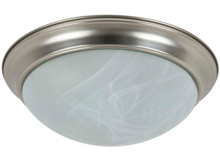 Sunlite 17w 120v 12-in Brushed Nickel 3000k Warm White Decorative Dome Fixture Online Hot Sale