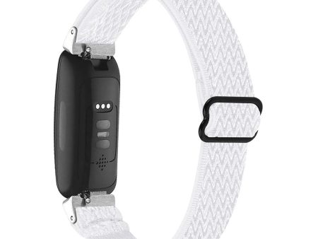 Fitbit Inspire 3 woven nylon strap - White Online now