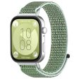 Huawei Watch Fit 3 Strap Magic Tape Nylon Soft Watch Band - Green Fashion