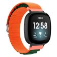 Fitbit Versa 4   Versa 3   Sense 2   Sense Watch Band Nylon Adjustable Wrist Strap - Orange+Green Online