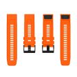 Garmin Fenix 7X silicone watch strap - Orange Red Cheap