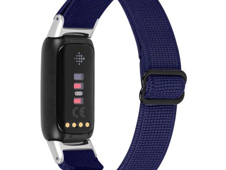 Fitbit Luxe nylon watch strap - Dark Blue Online