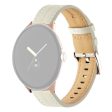 Genuine leather watch strap for Google Pixel Watch - Beige For Cheap