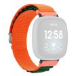 Fitbit Versa 4   Versa 3   Sense 2   Sense Watch Band Nylon Adjustable Wrist Strap - Orange+Green Online