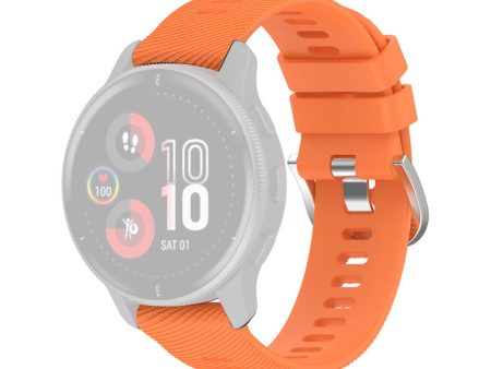 Garmin Forerunner 255   255 Music   Venu 2 silicone watch strap - Orange For Cheap