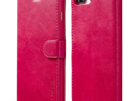 iPhone 7 Plus   8 Plus LC.IMEEKE PU leather flip case - Rose Hot on Sale