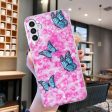 Marble Samsung Galaxy A04s case - Butterfly and Flower Online Hot Sale