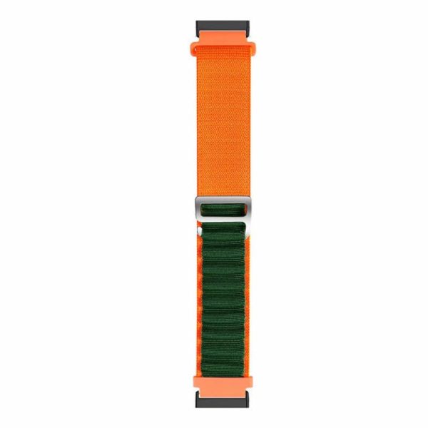 Fitbit Versa 4   Versa 3   Sense 2   Sense Watch Band Nylon Adjustable Wrist Strap - Orange+Green Online