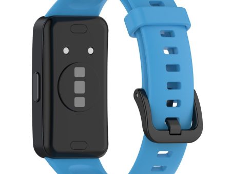 Huawei Band 8 silicone strap - Sky Blue For Cheap