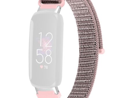 Nylon braid style strap for Fitbit Inspire 3 - Pink Sale