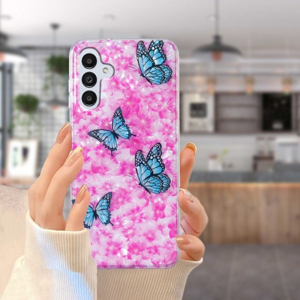 Marble Samsung Galaxy A04s case - Butterfly and Flower Online Hot Sale