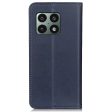 Wallet-style genuine leather flipcase for OnePlus 10 Pro - Blue Online now