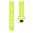 KALEBOL KLB-ZQWFKGJ-001 Samsung Galaxy Watch 4   5   6 Football Pattern Silicone Watch Strap Replacement Band - Lime Green Online now