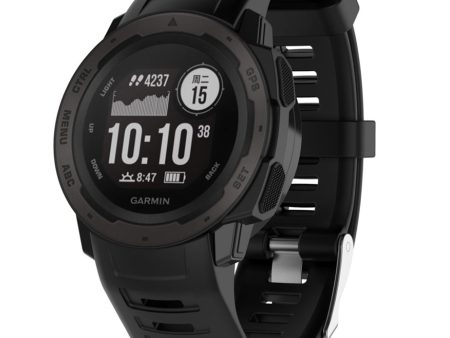 Garmin Instinct silicone watch band - Black Online Hot Sale