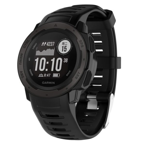 Garmin Instinct silicone watch band - Black Online Hot Sale