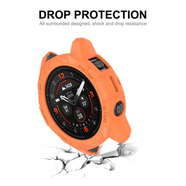 HAT PRINCE Garmin Fenix 7S   7S Pro   Epix Pro (Gen 2) 42mm hollow cover - Orange Online Hot Sale