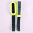 Xiaomi Mi Band 7   6   5 nylon watch strap with silicone cover - Black Hot on Sale