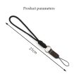 Braided strap lanyard for Camera and Phone - Black Online