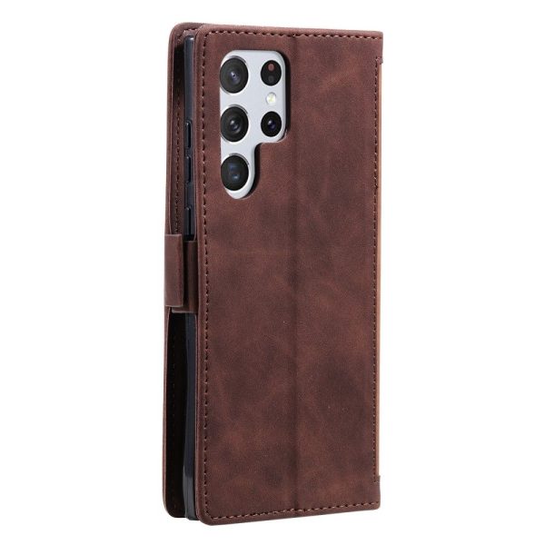 Surburbian Samsung Galaxy S22 Ultra flip case - Brown Online