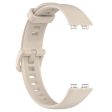 Huawei Band 8 Silicone Strap Waterproof Soft Watch Band - Ivory White Hot on Sale