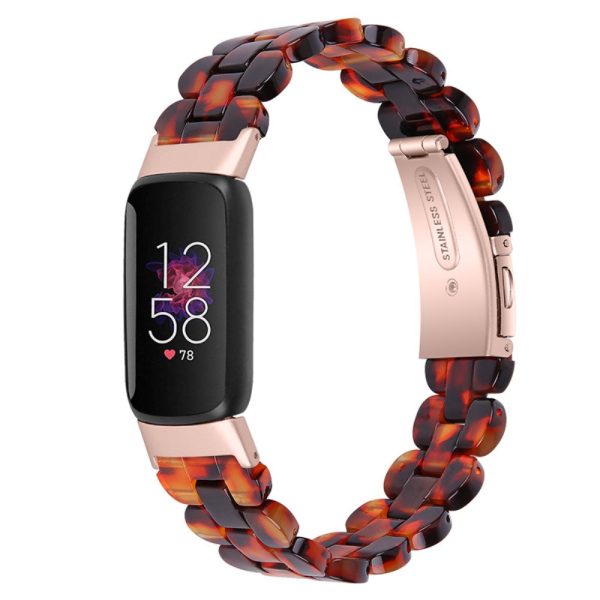 Fitbit Luxe resin style watch strap - Tortoiseshell Color Online