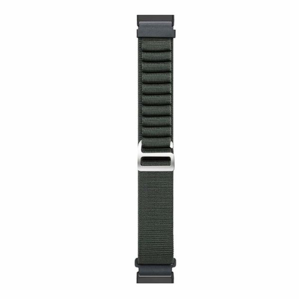 Fitbit Versa 4   Versa 3   Sense 2   Sense Watch Band Nylon Adjustable Wrist Strap - Army Green on Sale