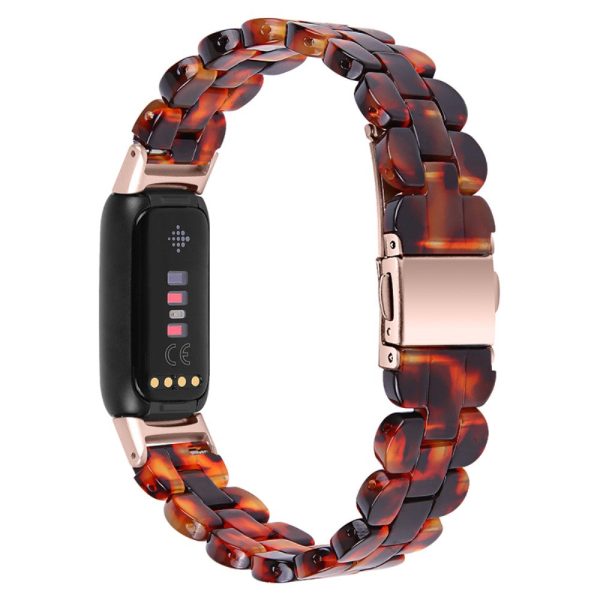 Fitbit Luxe resin style watch strap - Tortoiseshell Color Online