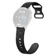 Samsung Galaxy Watch6 Classic 47mm   43mm   Garmin Venu Sq 2 20mm Silicone Watch Band Leopard Printed - Black on Sale