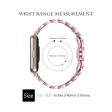 Samsung Galaxy Fit3 SM-R390 Watch Strap High-Strength Stainless Steel Wrist Band - Rose Pink Online Sale