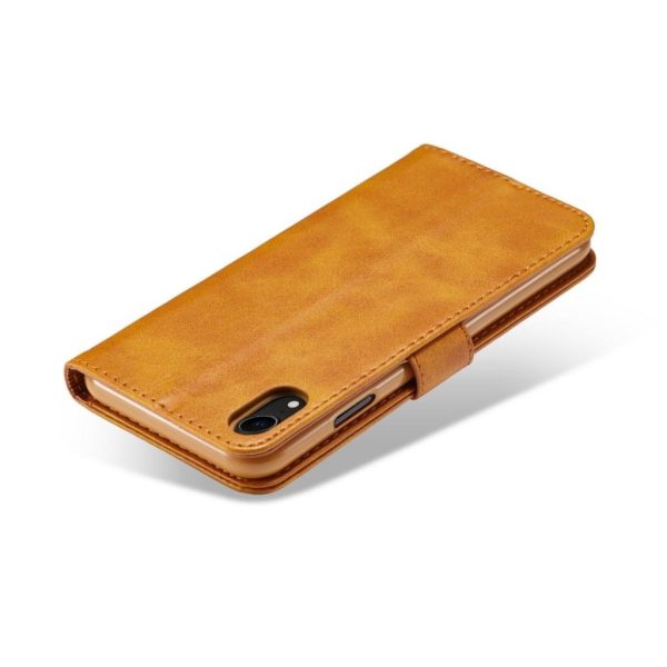 LC.IMEEKE iPhone Xr Flip Case - Brown Online Hot Sale