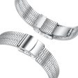 Fitbit Sense 2   Versa 4 stainless steel strap - Silver Fashion