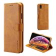 LC.IMEEKE iPhone Xr Flip Case - Brown Online Hot Sale