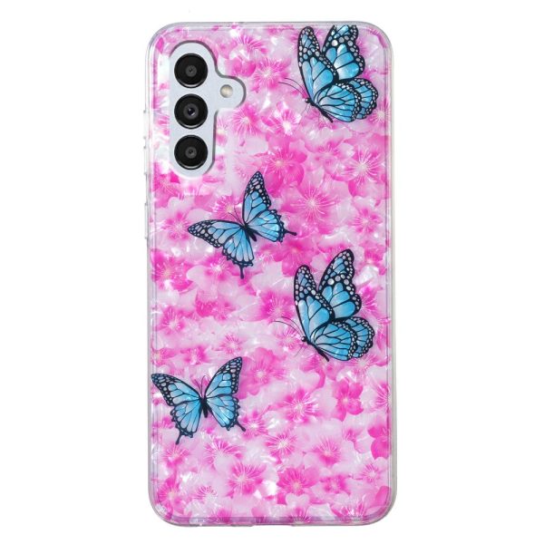 Marble Samsung Galaxy A04s case - Butterfly and Flower Online Hot Sale