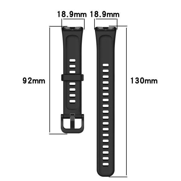 Huawei Band 8 Silicone Strap Waterproof Soft Watch Band - Ivory White Hot on Sale