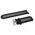 Garmin Forerunner 910XT metal buckle silicone watchband - Black Discount