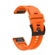 Garmin Fenix 7X silicone watch strap - Orange Red Cheap