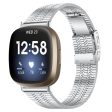 Fitbit Sense 2   Versa 4 stainless steel strap - Silver Fashion